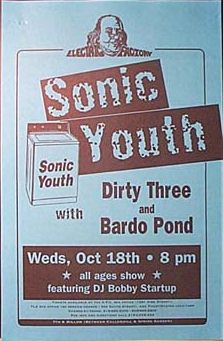 A poster for the concert